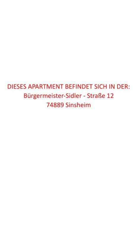 Ermmes Ferienwohnungen 辛斯海姆 外观 照片